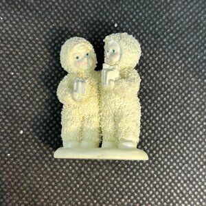 Department 56 mini pewter Snowbabies figurine